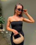  Túi Xách JW PEI Orla Weave Handbag Màu Nude da 