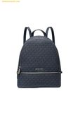  Balo Michael Kors Rhea Medium Signature Logo Backpack In Admiral 35S5SRAB2B 