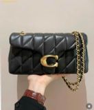  Túi Xách Coach Tabby Shoulder Bag 26 With Pillow Quilting Black CP150 