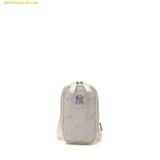  Túi Đeo Chéo MLB Diamond Monogram Phone Pouch New York Yankees Ivory 7ACRMD94N-50IVS 