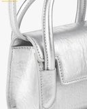  Túi Đeo Chéo Find Kapoor Marty Bag 12 Crinkled - Silver 