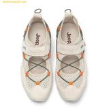  Giày Bệt Nữ Jeep Outdoor Shoes Grey Orange PX241WAS932 
