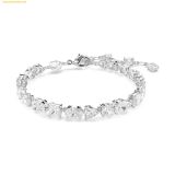  Vòng Tay , Lắc Tay Swarovski Mesmera Bracelet, Rhodium Plated Metal and White Crystals, 5731959 