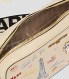  Túi Đeo Vai Karl Lagerfeld Maybelle Women's Beige Printed Crossbody Bag L5JEU567 