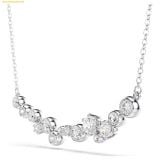  Dây Chuyền Swarovski Constella necklace Mixed cuts, White, Rhodium plated 5722473 