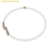  Dây Chuyền, Vòng Cổ Swarovski Nice Feather Crystal Pearl Necklace SKU 5669221 - Rose gold 