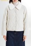  Áo Khoác SAPO Detachable collar lightweight quilted jacket Begi 