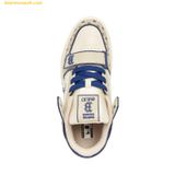  Giày Thể Thao MLB Cổ Cao Chunky Liner Mid Classic Monogram Boston Red Sox L.Beige 3ASXLM13N-43BGL 