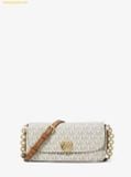  Túi Đeo Chéo Michael Kors Nolita Small Signature Logo Crossbody Bag Vanilla 32S6GY5C5B 