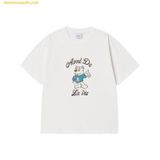  Áo Phông ADLV Ac Bear Welcome Short Sleeve T-Shirt Trắng 