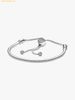 Vòng Tay, Lắc Tay PANDORA Moments Pavé Heart Clasp Snake Chain Slider Bracelet