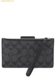  Ví Dài Coach Tech Wallet In Colorblock Signature Canvas - Black C2874 