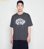  Áo Phông ADLV Universe Logo Short Sleeve T-Shirt Đen Xám 