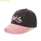  Mũ Lưỡi Trai MLB Varsity Vintage Cursive Colorblock Unstructured Ball Cap BOS (Charcoal Grey) 3ACPVL74N-43CGS 