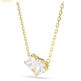  Dây Chuyền, Vòng Cổ Swarovski Mesmera necklace Heart, White, 18k gold finish 5733475 