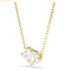  Dây Chuyền, Vòng Cổ Swarovski Mesmera necklace Heart, White, 18k gold finish 5733475 