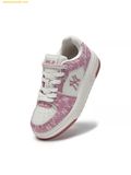  Giày Thể Thao MLB Chunky Liner Denim Monogram SL New York Yankees 3ASXM016N-50PKS Pink 