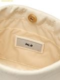  Túi Đeo Chéo MLB New York Yankees Monogram Embossed Bucket Bag Cream 7ACRM086N-50CRS 