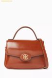  Túi Đeo Chéo Tory Burch Robinson Spazzolato Convertible Shoulder Bag Dark Sienna 
