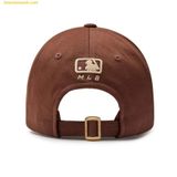  Mũ Lưỡi Trai MLB Diamond Monogram Point Ball Cap Boston Red Sox 3ACPM093N-43BRD - Nâu 