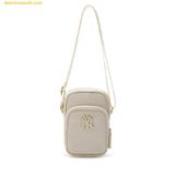  Túi Đeo Chéo MLB PU Diamond Monogram New York Yankees 7ACRMDD4N-50CRS Màu Trắng Kem 