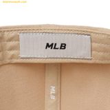  Mũ Lưỡi Trai MLB Newfit Structure Ball Cap SD (Mg.Beige) 3ACP0802N-13BGM Begi Phom Cứng 