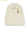  Áo Khoác Lông MLB Ecofur Varsity Jacket 3AFDV0236-43BGL Trắng 