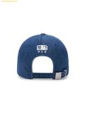  Mũ Lưỡi Trai MLB Damaged Washed Denim Unstructured Ball Cap LA (Indigo) 3ACPVD34N-07INS 