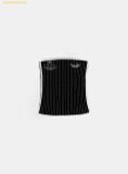  Áo Quay Badblood Classic Logo Stripe Tube Top - Black w-tnk25-034 