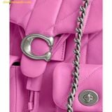  Balo Coach Tabby Backpack With Quilting CU076 Hồng Đậm 