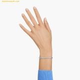  Vòng Tay Swarovski Matrix Tennis Bracelet Mixed Cuts, Rhodium Plated 5666426 - Bạc 