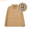 Áo Khoác Gió MLB Basic Medium Logo Anorak BOS (D.Beige) 3AWJB0234-43BGD