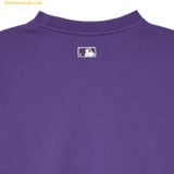  Áo Sweat MLB Varsity Fleece Overfit Man-to-Man NY (Violet) 3AMTV0436-50VOS Tím 