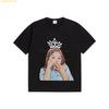 Áo Phông ADLV Baby Face Short Sleeve T-Shirt Tiara Đen