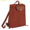  Balo Longchamp Le Pliage Original Backpack Size M Chestnut - Recycled canvas 