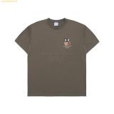  Áo Phông ADLV Rabbit Bear Doll Logo Short Sleeve T-Shirt Nâu 