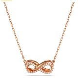  Dây Chuyền, Vòng Cổ Swarovski Hyperbola pendant Pavé, Infinity, White, 18k rose gold finish 5684084 
