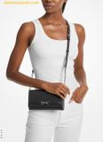  Túi Đeo Chéo Michael Kors Carson Large Pebbled Leather Convertible Crossbody Bag Black 