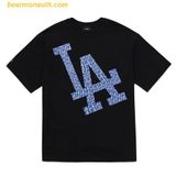  Áo Phông MLB Illusion Mega Overfit LA Dodgers Tshirt 3ATS60023-07BKS 