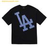 Áo Phông MLB Illusion Mega Overfit LA Dodgers Tshirt 3ATS60023-07BKS