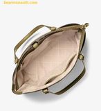  Túi Tote Michael Kors Sullivan Large Saffiano Leather Top-Zip Tote Bag Olive 30T0GNXT3L 