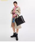  Túi Tote Coach Mollie Tote Bag CW018 Đen 
