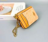  Ví Thẻ Coach Zip Card Case In Signature Leather With Charm CFI29 