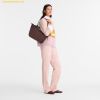  Túi Xách Longchamp Le Pliage Green M Tote bag Mocha 