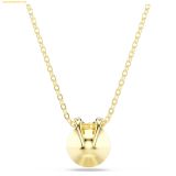  Dây Chuyền, Vòng Cổ Swarovski Bella V pendant Round cut, Red, Gold-tone plated 5724287 