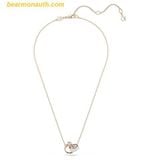  Dây Đeo Cổ, Dây Chuyền SWAROVSKI Connexus pendant (Mặt nhẫn vàng hồng) 