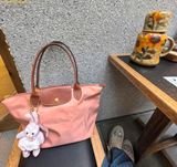  Túi Xách Longchamp Le Pliage Original Shopper Rosethe Size M Màu Hồng Nhạt 