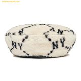  Mũ Nồi MLB Dia Monogram Fur Beret New Yankees 3ACBMF126-50CRS - Màu Trắng 