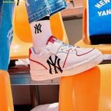  Giày Thể Thao MLB Chunky Liner Junior New York Yankees 7ASXJA13N-50RDS Màu Trắng Đỏ 