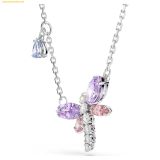  Dây Chuyền Swarovski Ariana Grande x Swarovski pendant Mixed cuts, Dragonfly, Multicolored, Rhodium plated 5737383 